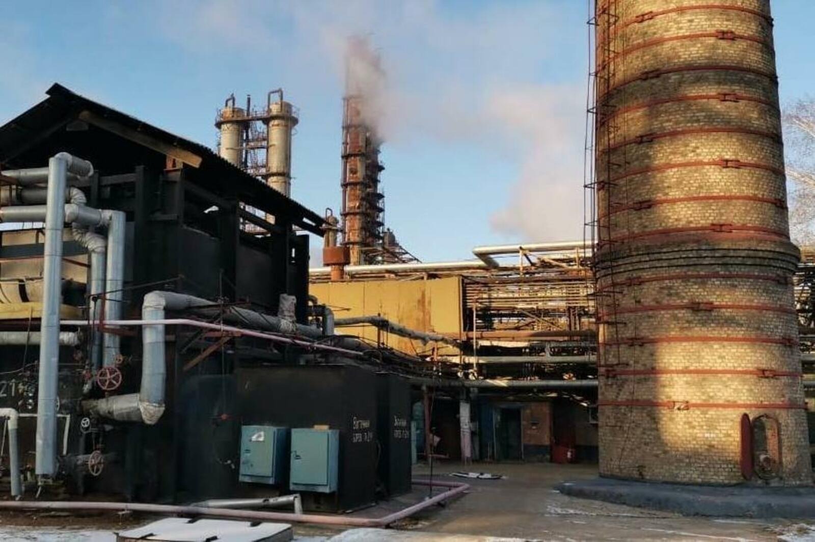 На завод Башкирии прилетели два БПЛА