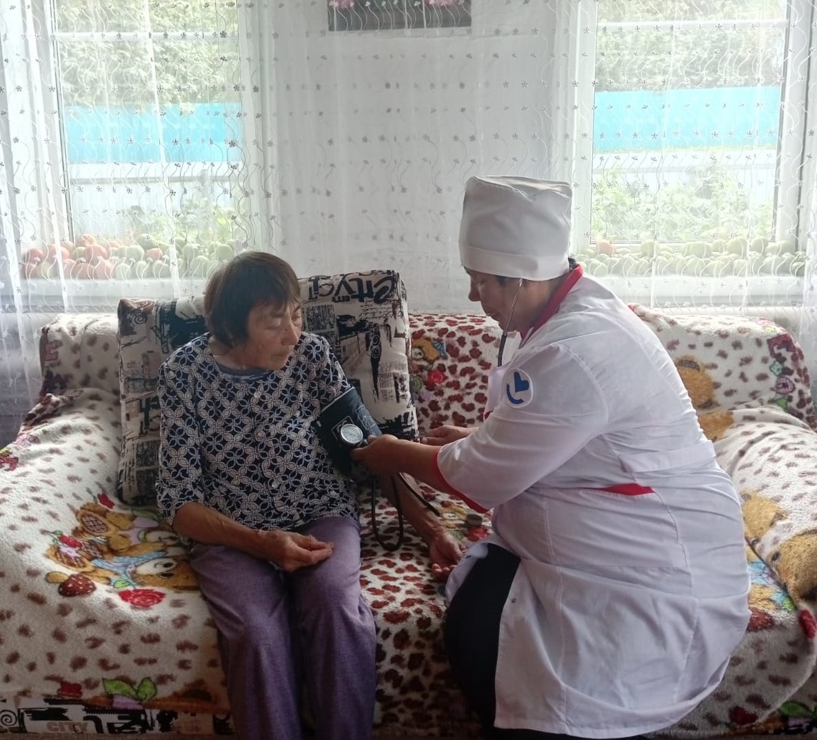 Медики из Красноусольской ЦРБ продолжают подворовые обходы населения