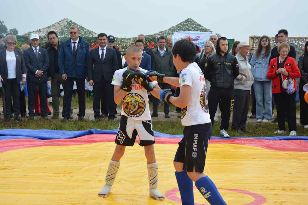 Дождь спортсменам не помеха