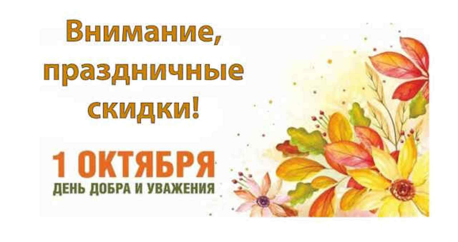 Праздничная акция в честь Дня пожилых людей