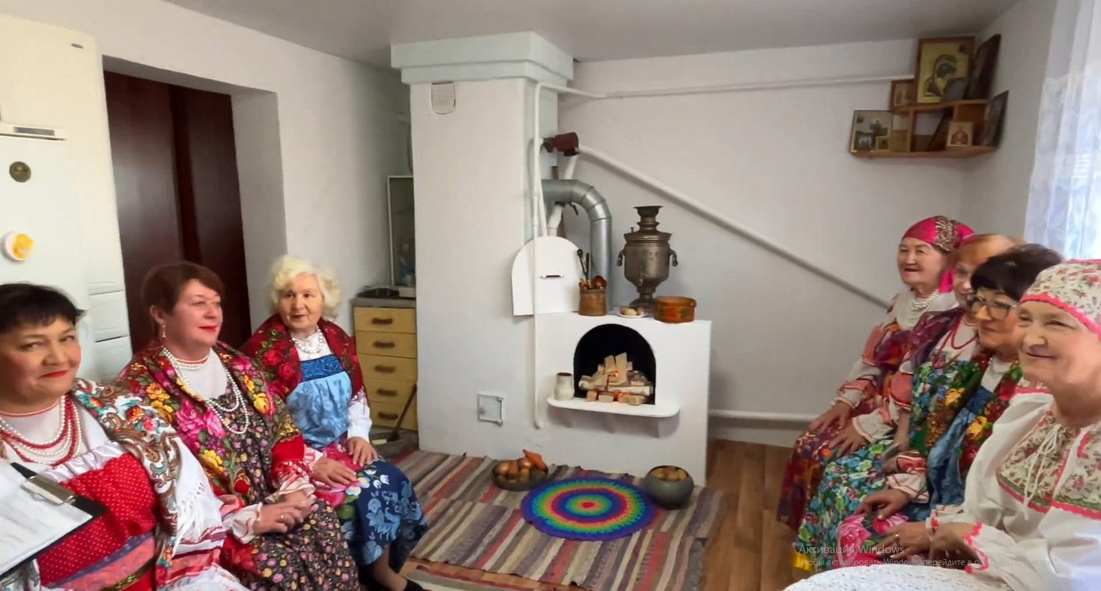 В гостях у русской печки