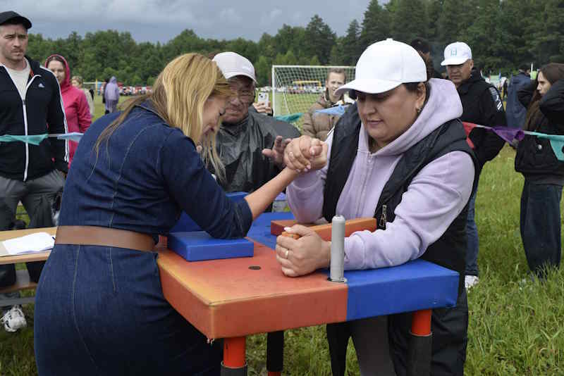 Дождь спортсменам не помеха