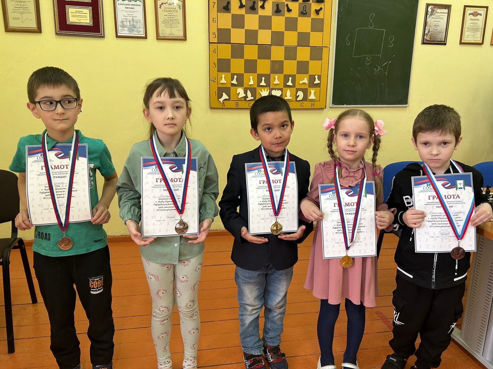 Юные шахматисты сразились за победу