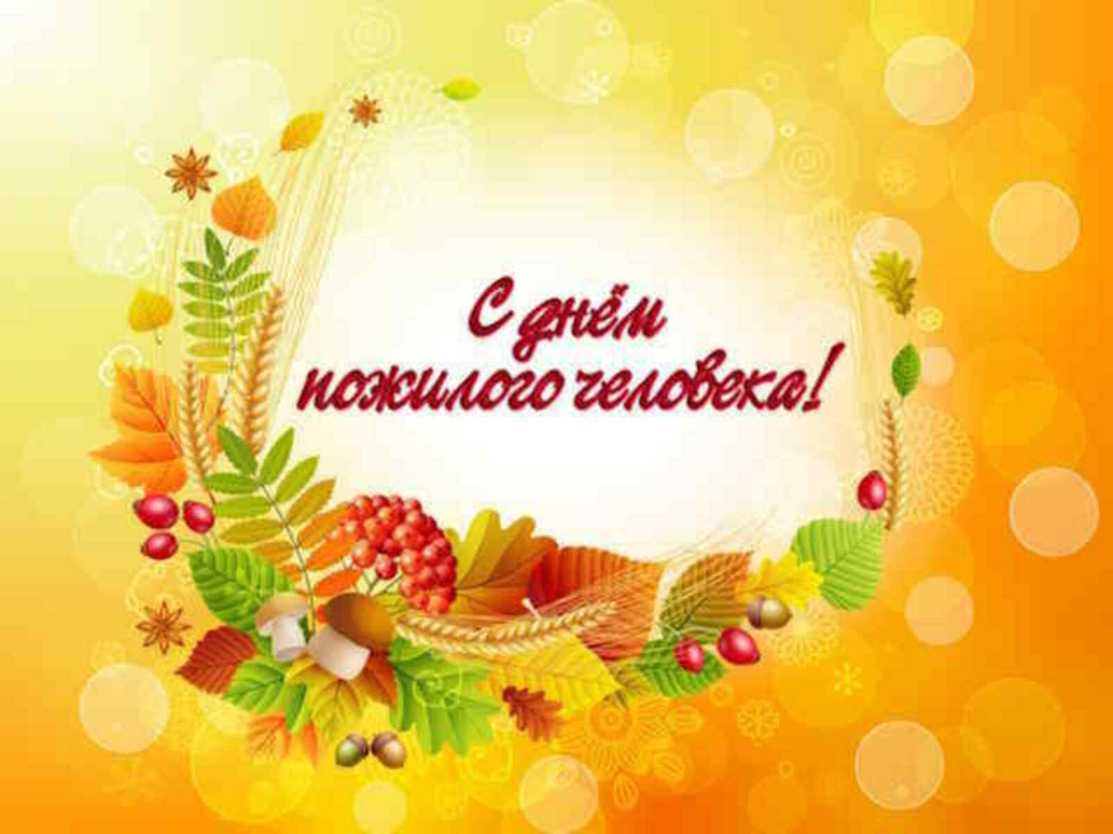 С Днём пожилых людей!