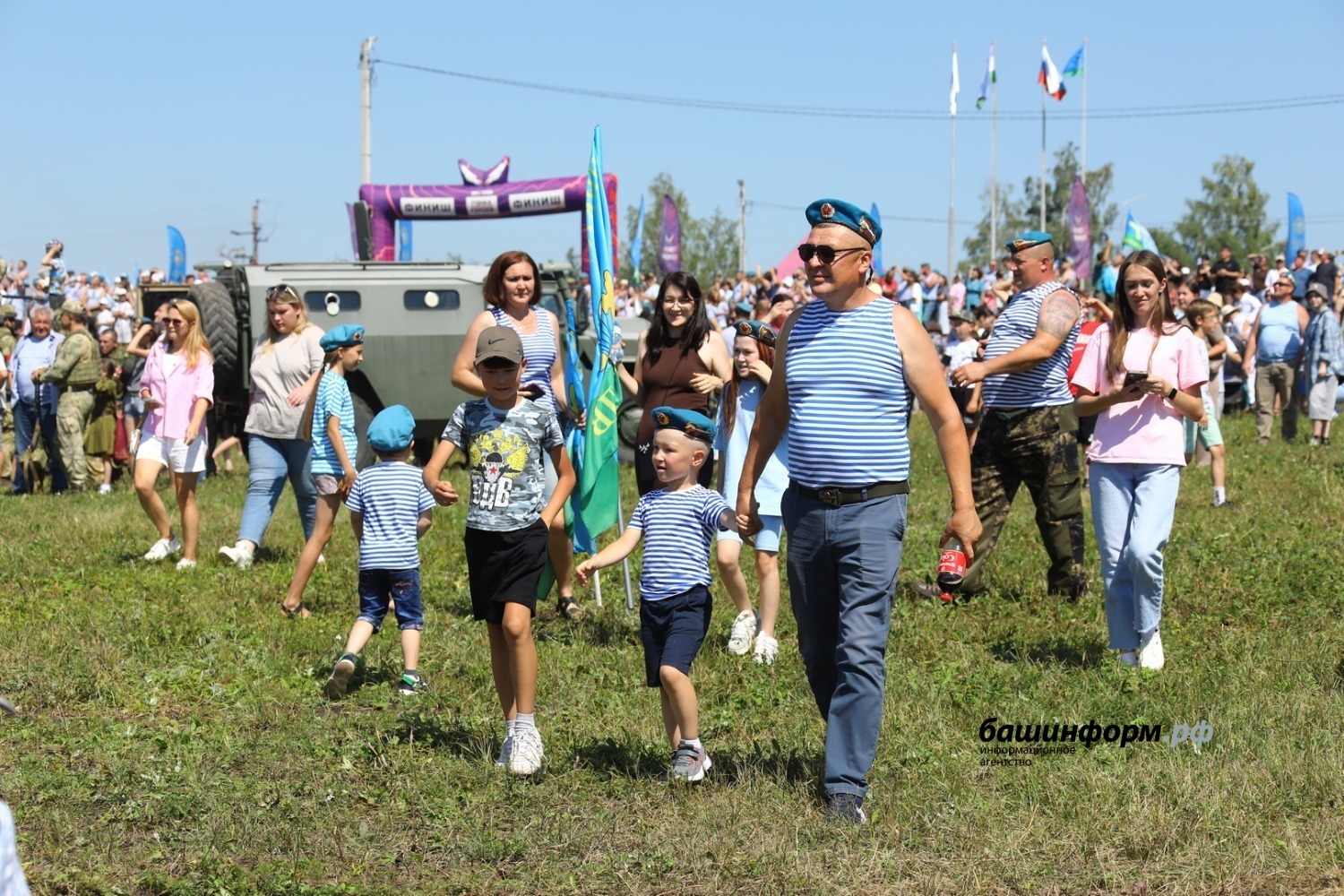 В Башкирии с размахом отметили 95-летие ВДВ России