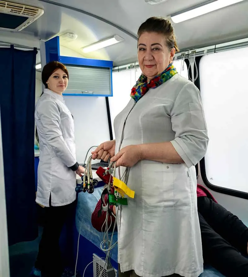 К сельчанам приехало… здоровье