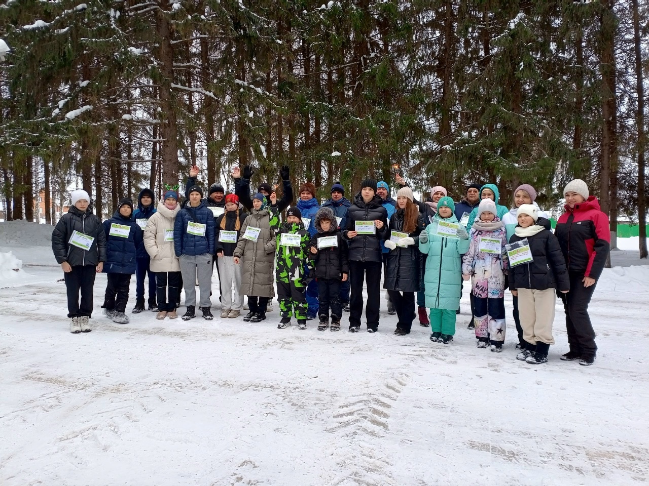 Гафурийцы встретили новый год традиционным Забегом обещаний