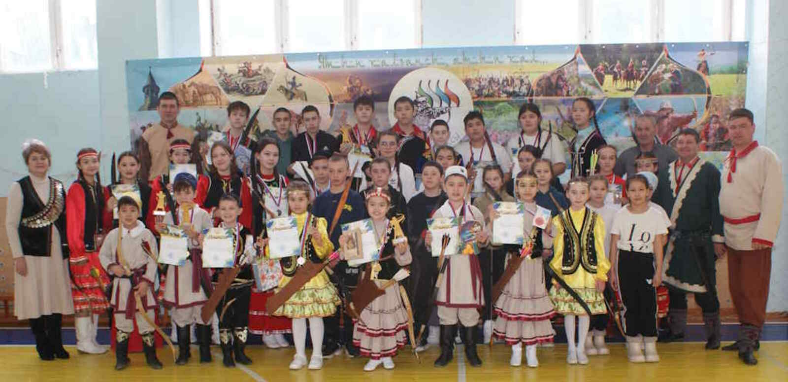 Спортивные состязания в честь героев