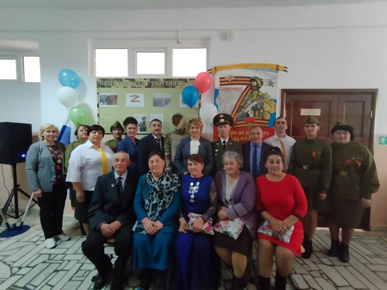 В местной школе села Зилим-Караново торжественно открыли уголок, посвящённый СВО
