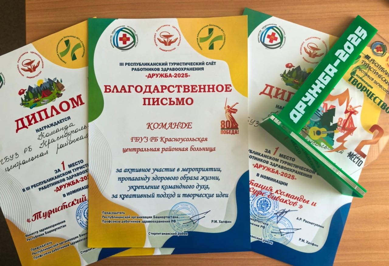 Гафурийские медики - одни из лучших среди коллег в туристическом конкурсе!
