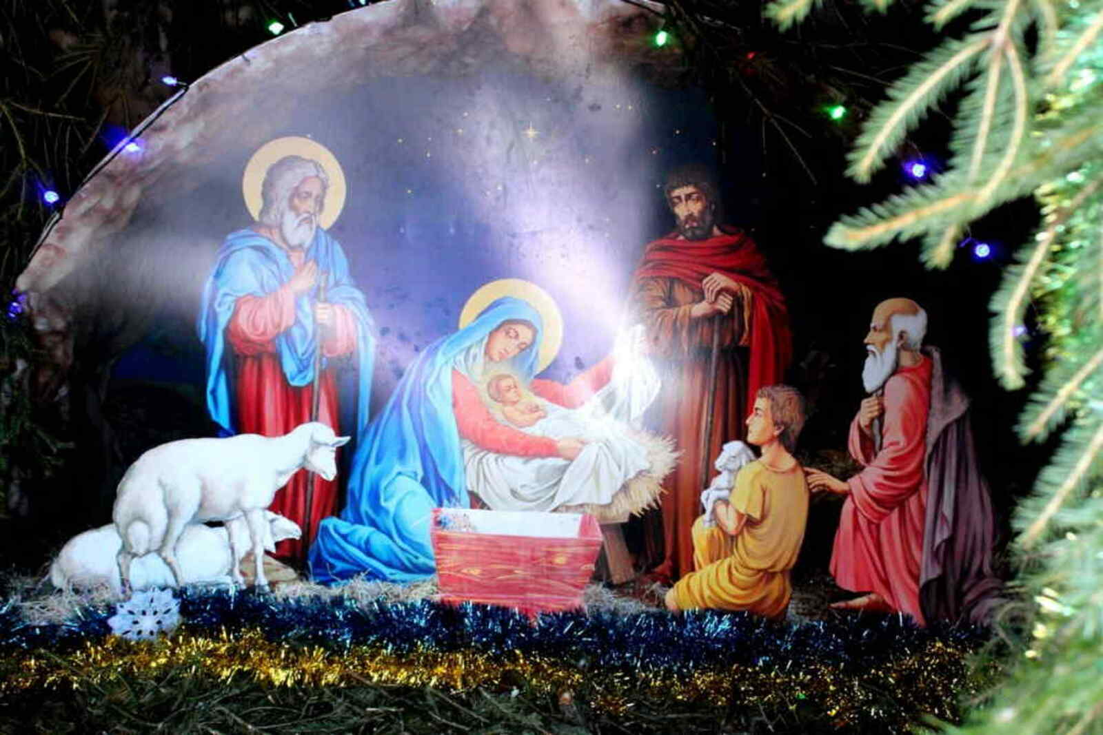 В ночь рождения Христова над землёй зажглась звезда...